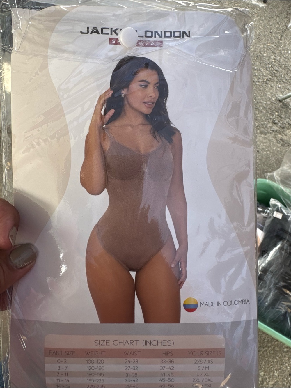 Jacky London Shapewear Bodysuit in Taupe Faja de uso diario
